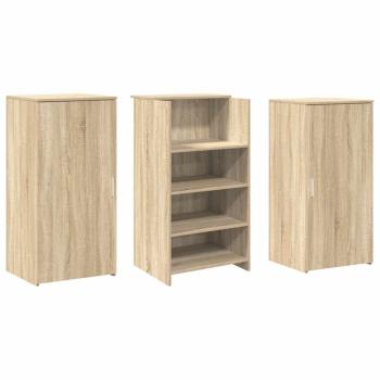 Empfangstheke Sonoma-Eiche 155x50x103,5 cm Holzwerkstoff