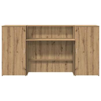 Empfangstheke Artisan-Eiche 200x50x103,5 cm Holzwerkstoff
