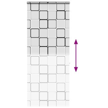 Duschrollo mit Kassette 90x240 cm Stoffbreite 86 cm