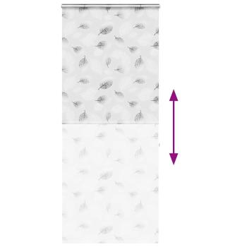 Duschrollo mit Kassette 100x240 cm Stoffbreite 96 cm