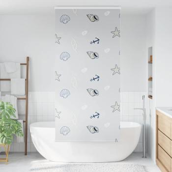 Duschrollo mit Kassette 100x240 cm Stoffbreite 96 cm