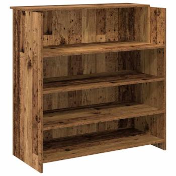 Empfangstheke Altholz-Optik 100x50x103,5 cm Holzwerkstoff