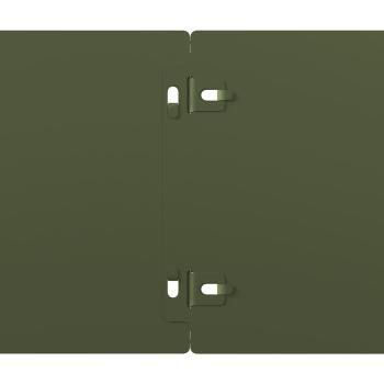 Rasenkanten 10 Stk. Olivgrün 15x103 cm Kaltgewalzter Stahl