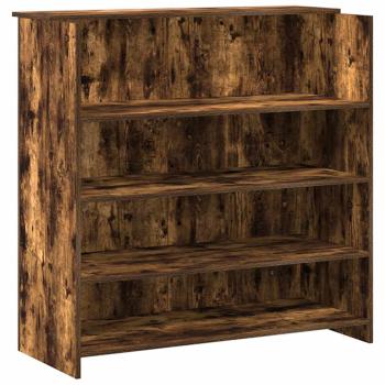 Empfangstheke Räuchereiche 180x50x103,5 cm Holzwerkstoff