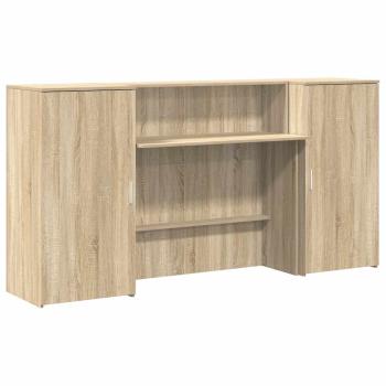 Empfangstheke Sonoma-Eiche 200x50x103,5 cm Holzwerkstoff