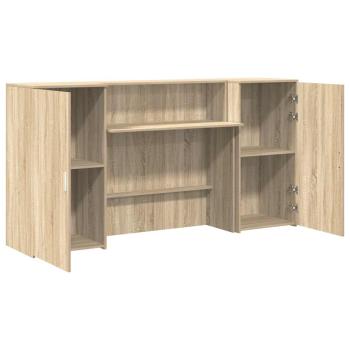 Empfangstheke Sonoma-Eiche 200x50x103,5 cm Holzwerkstoff