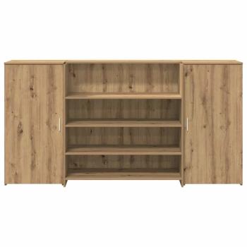 Empfangstheke Artisan-Eiche 200x50x103,5 cm Holzwerkstoff