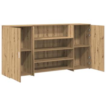 Empfangstheke Artisan-Eiche 200x50x103,5 cm Holzwerkstoff