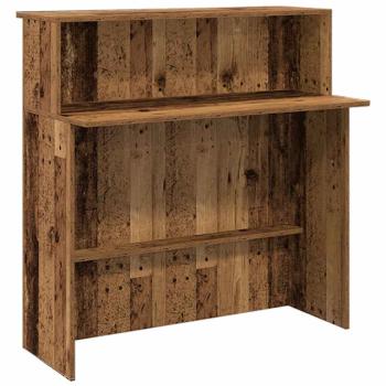 Empfangstheke Altholz-Optik 200x50x103,5 cm Holzwerkstoff