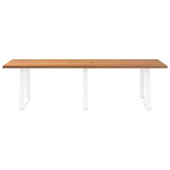 Esstisch mit Baumkanten 280x100x74 cm Massivholz Eiche