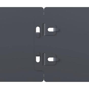 Rasenkanten 10 Stk. Anthrazit 10x103 cm Kaltgewalzter Stahl