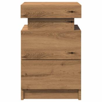 LED-Nachttisch Artisan-Eiche 35x39x55 cm Holzwerkstoff