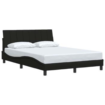 Bettgestell ohne Matratze Schwarz 120x200 cm Stoff
