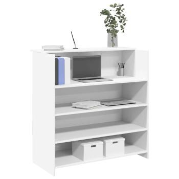 ARDEBO.de - Empfangstheke Weiß 100x50x103,5 cm Holzwerkstoff