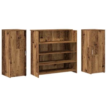 Empfangstheke Altholz-Optik 180x50x103,5 cm Holzwerkstoff