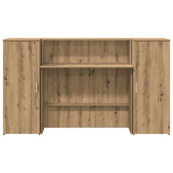 Empfangstheke Artisan-Eiche 180x50x103,5 cm Holzwerkstoff
