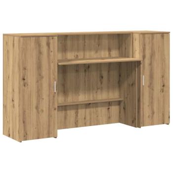 Empfangstheke Artisan-Eiche 180x50x103,5 cm Holzwerkstoff