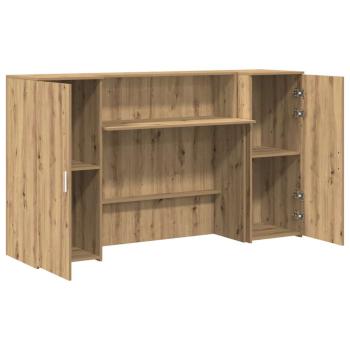 Empfangstheke Artisan-Eiche 180x50x103,5 cm Holzwerkstoff