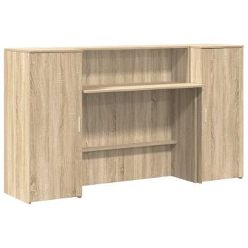 Empfangstheke Sonoma-Eiche 180x50x103,5 cm Holzwerkstoff