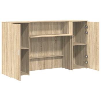 Empfangstheke Sonoma-Eiche 180x50x103,5 cm Holzwerkstoff