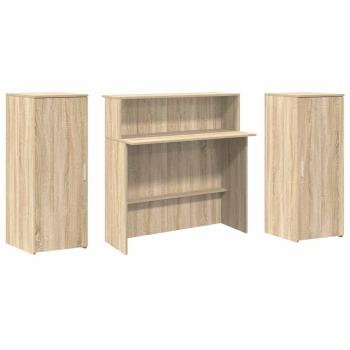 Empfangstheke Sonoma-Eiche 180x50x103,5 cm Holzwerkstoff