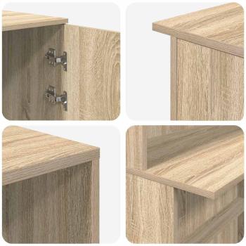 Empfangstheke Sonoma-Eiche 180x50x103,5 cm Holzwerkstoff