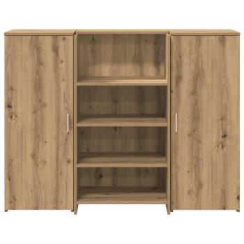 Empfangstheke Artisan-Eiche 135x50x103,5 cm Holzwerkstoff