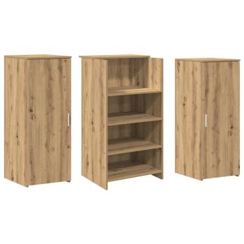 Empfangstheke Artisan-Eiche 135x50x103,5 cm Holzwerkstoff