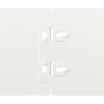 Rasenkanten 50 Stk. Weiß 10x103 cm Kaltgewalzter Stahl