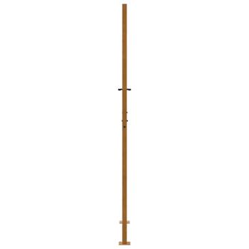 Gartentor 100x200 cm Verwitterungsstahl Kreuzdesign
