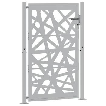 Gartentor 105x155 cm Wetterfester Stahl Lichtdesign