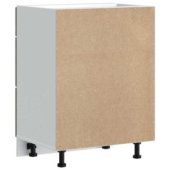 Küchen-Unterschrank Lucca Braun Eichen-Optik Holzwerkstoff