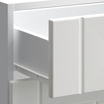 Küchen-Unterschrank Lucca Weiß Holzwerkstoff