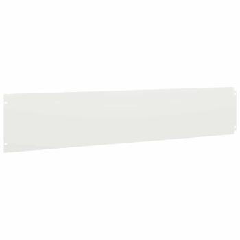 Rasenkanten 30 Stk. Weiß 20x103 cm Kaltgewalzter Stahl