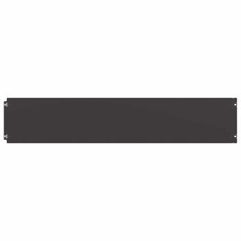 Rasenkanten 10 Stk. Schwarz 20x103 cm Kaltgewalzter Stahl