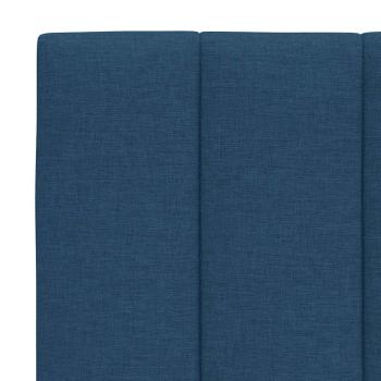 Bettgestell ohne Matratze Blau 180x200 cm Stoff