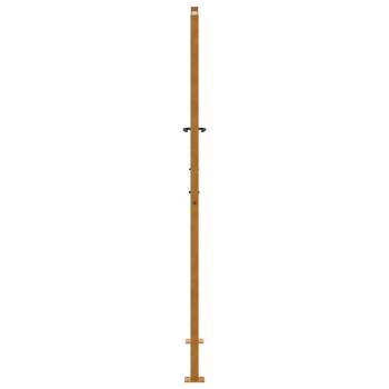 Gartentor 105x180 cm Wetterfester Stahl Blatt-Design