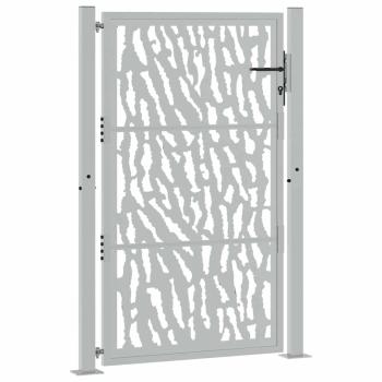 Gartentor 100x150 cm Verwitterungsstahl Trace-Design