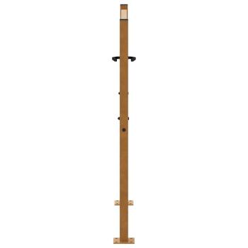 Gartentor 105x105 cm Wetterfester Stahl Spurendesign
