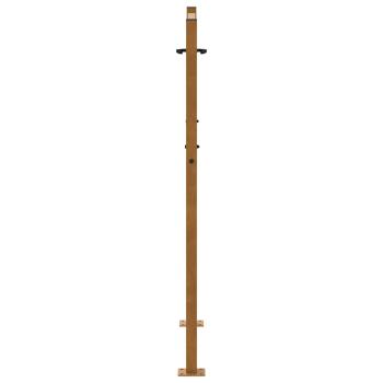 Gartentor 105x130 cm Wetterfester Stahl Kreuz-Design