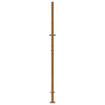 Gartentor 105x180 cm Wetterfester Stahl Kreuz-Design