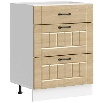 ARDEBO.de - Küchen-Unterschrank Lucca Sonoma-Eiche Holzwerkstoff