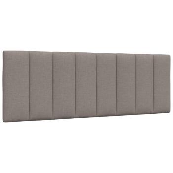 Bettgestell ohne Matratze Taupe 120x200 cm Stoff