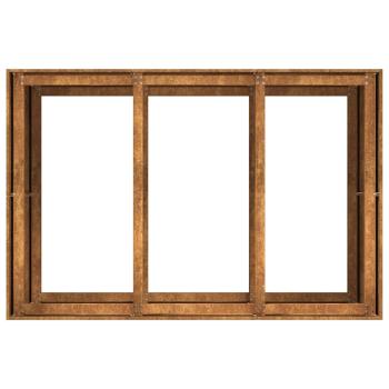 Pflanzkübel Rostig 120x80x80 cm Wetterfester Stahl