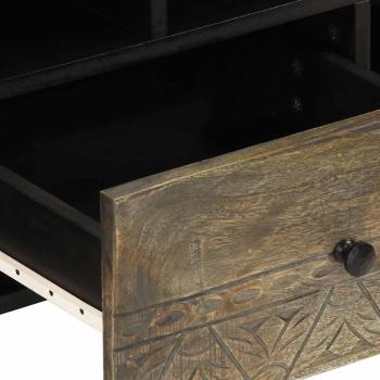 TV-Schrank 100x33x46 cm Massivholz Mango