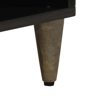 TV-Schrank 100x33x46 cm Massivholz Mango