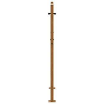 Gartentor 105x130 cm Wetterfester Stahl Flammen-Design