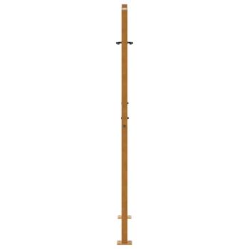 Gartentor 105x155 cm Wetterfester Stahl Wellen-Design