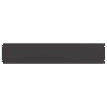 Rasenkanten 30 Stk. Schwarz 20x103 cm Kaltgewalzter Stahl