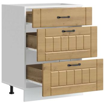 Küchen-Unterschrank Lucca Artisan-Eiche Holzwerkstoff